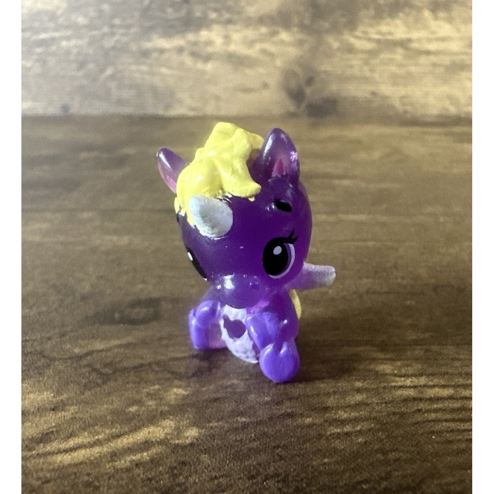 Rare Hatchimals Colleggtibles Season 4 Hatch Bright Unikeet Purple Mini 1"Figure